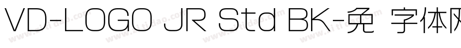 VD-LOGO JR Std BK字体转换